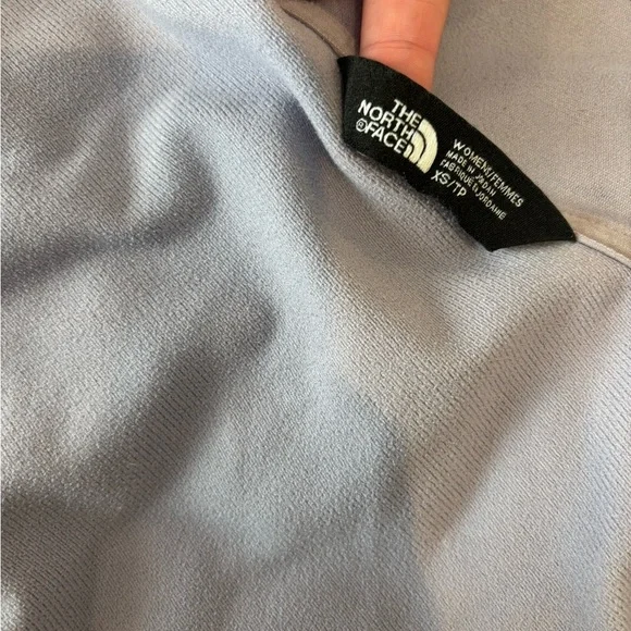 The North Face Lightweight Fleece Lined Lavender Full Zip Jacket XS - Picture 3 of 9